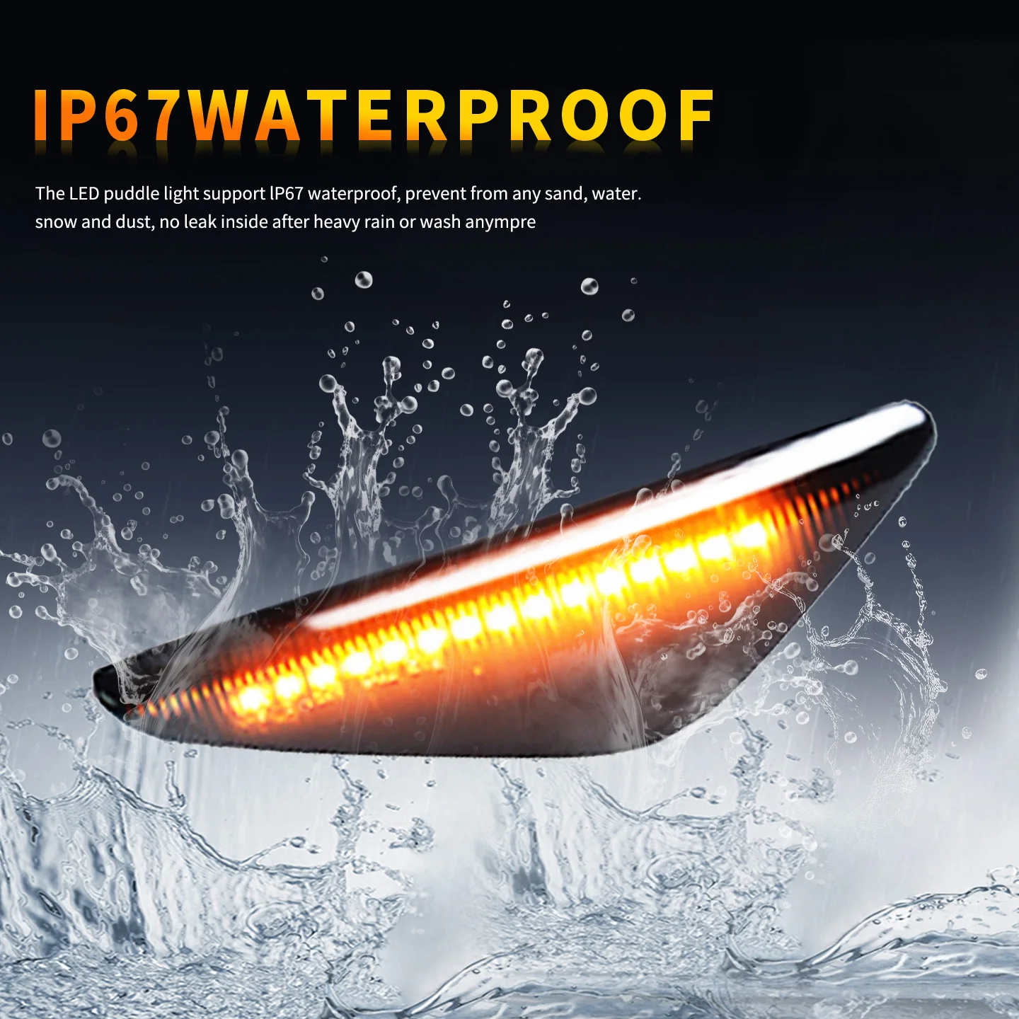 2pcs Side Marker Light Dynamic LED Turn Signal Flashing Indicator Blinke For BMW X5 E70 X6 E71 E72 X3 F25 car styling