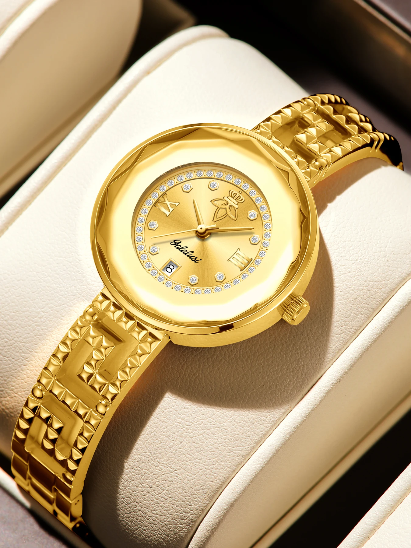Yalalusi Fashionable Women’s Waterproof Quartz Elegant Bracelet Watch reloj mujer watch for ladies watch for girls