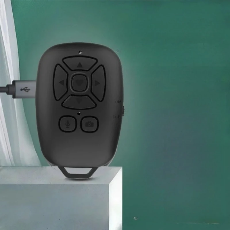 Bluetooth Selfie Remote Control for Mobile Phone - Vibrato Page Turning Camera Device for Video Shooting