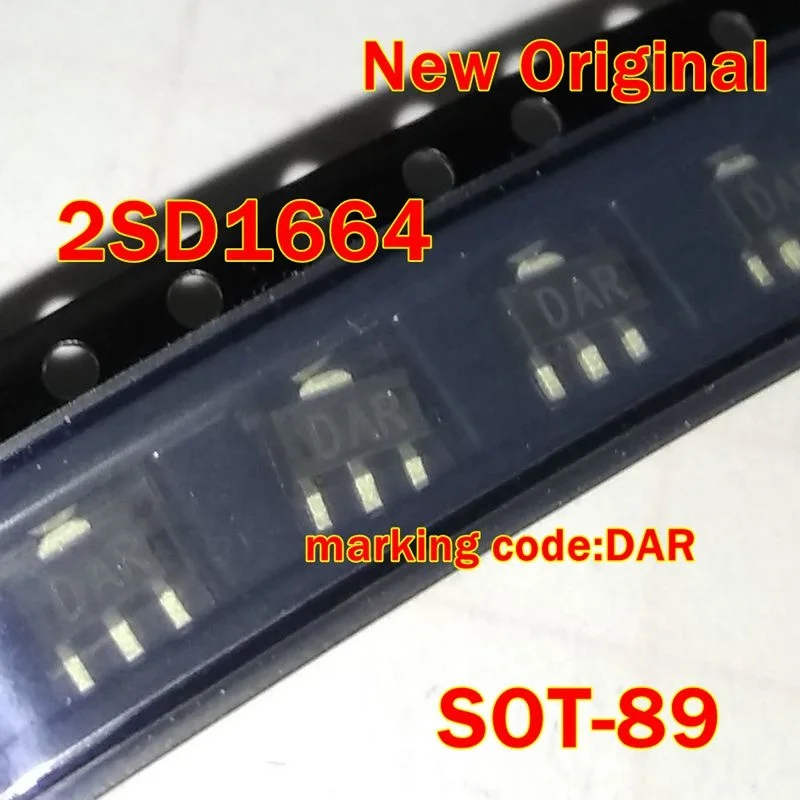 10Pcs To 500Pcs 2Sd1664 Sot-89 New Original Marking Code:Dar Medium Power Trans…
