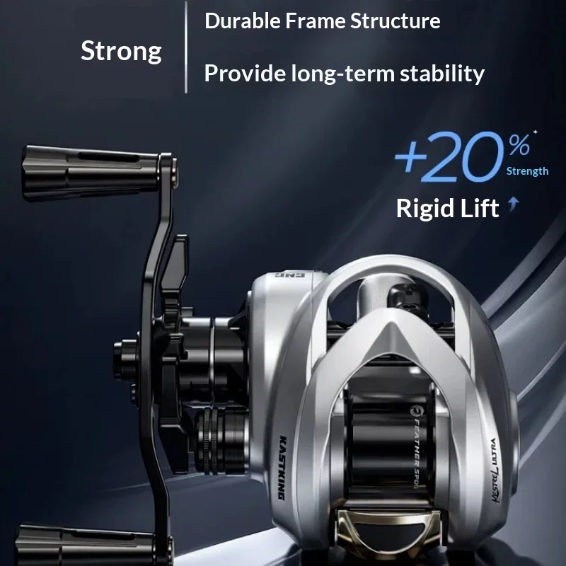 Kastking Full Metal Baitcasting Reel Kestrel Ultra CNC High Precision Lure Fishing General Purpose Freshwater Saltwater Anglers