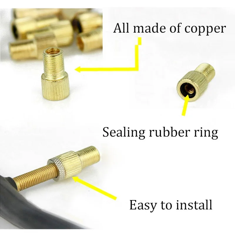 20 pcs Presta Valve Cores pour Vélo VTT, Adaptateur de Valve de Vélo