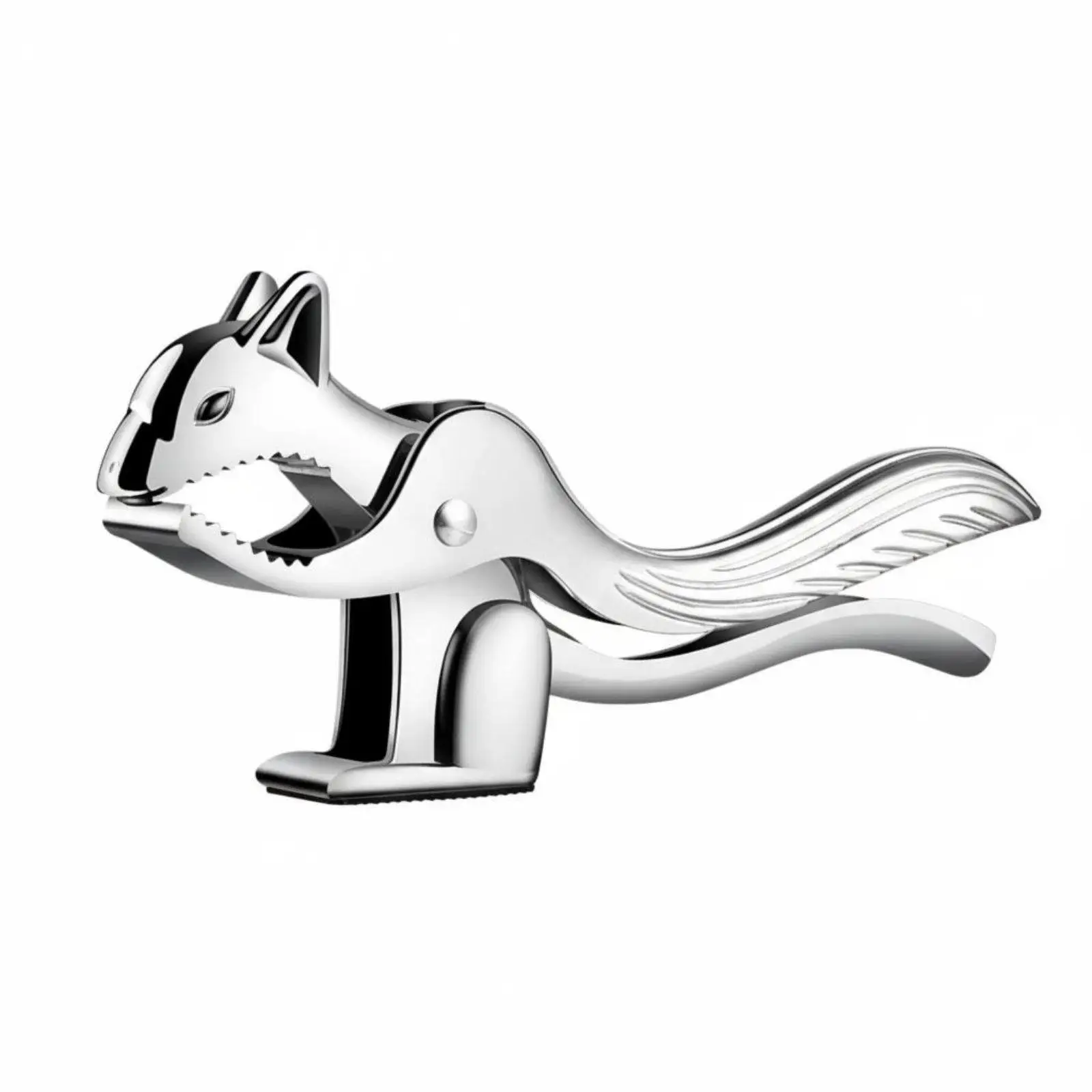 Squirrel Nutcracker Stable Base Zinc Alloy Nut Shell Opener Kitchen Utensil for Holiday Entertaining