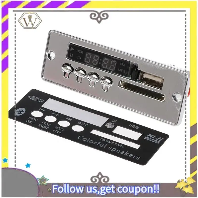 ใหม่ 2 ชิ้นอุปกรณ์เสริม: 1 ชิ้นบลูทูธ Mp3 ถอดรหัสคณะกรรมการถอดรหัสเครื่องเล่นโมดูลและ 1 ชิ้น 130 วัตต์ลําโพงครอสโอเวอร์ 2 ทางสูง - ต่ํา 8