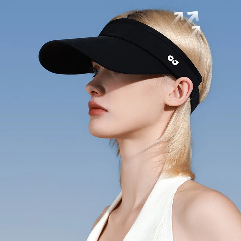 Summer Sun Hats Empty Top Sun Hat for Women Adjustable UV Protection Visor Cap Sport Tennis Golf Running Sunscreen Baseball Cap