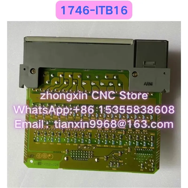 Used 1746-ITB16 PLC module Functional test OK Fast delivery