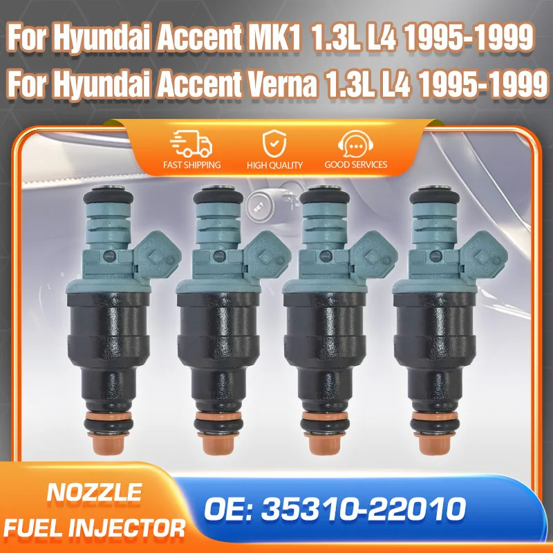 

Fuel Injector Nozzle 35310-22010 For Hyundai Accent Hyundai Accent Verna 1.3L L4 1995 1996 1997 1998 1999 Car Parts 250930006