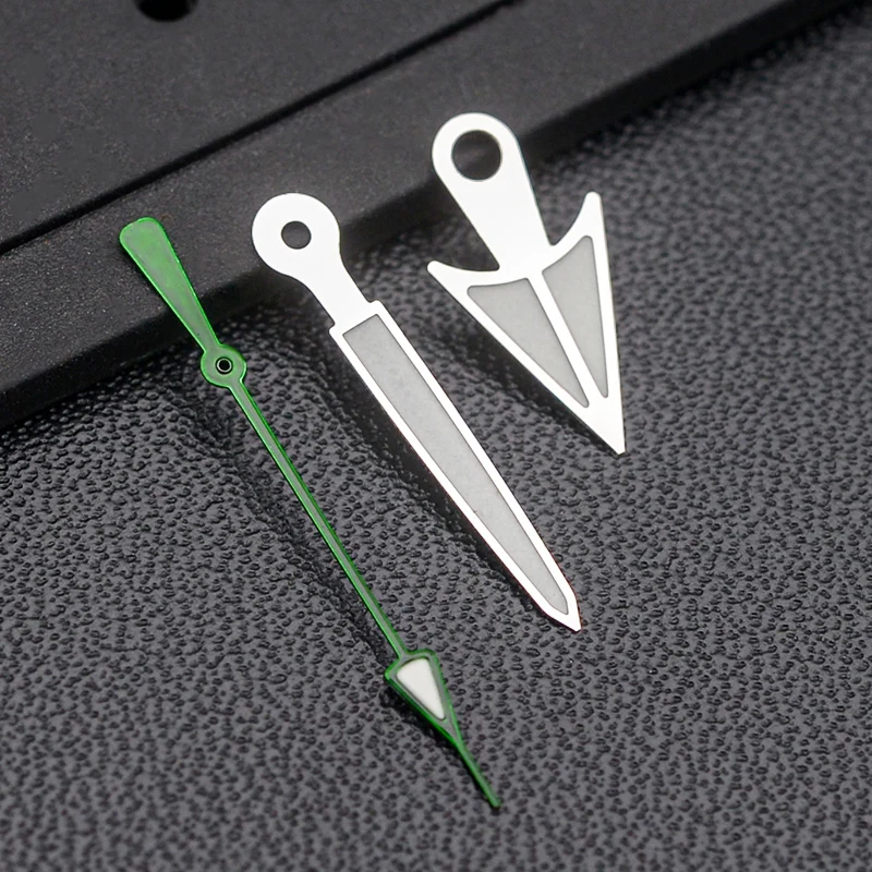 時計の針メンズ腕時計ダイヤル部品グリーン発光針セイコー SKX007 SKX009 SRPD NH36 NH35 7S26 4R35 4R36 ムーブメント