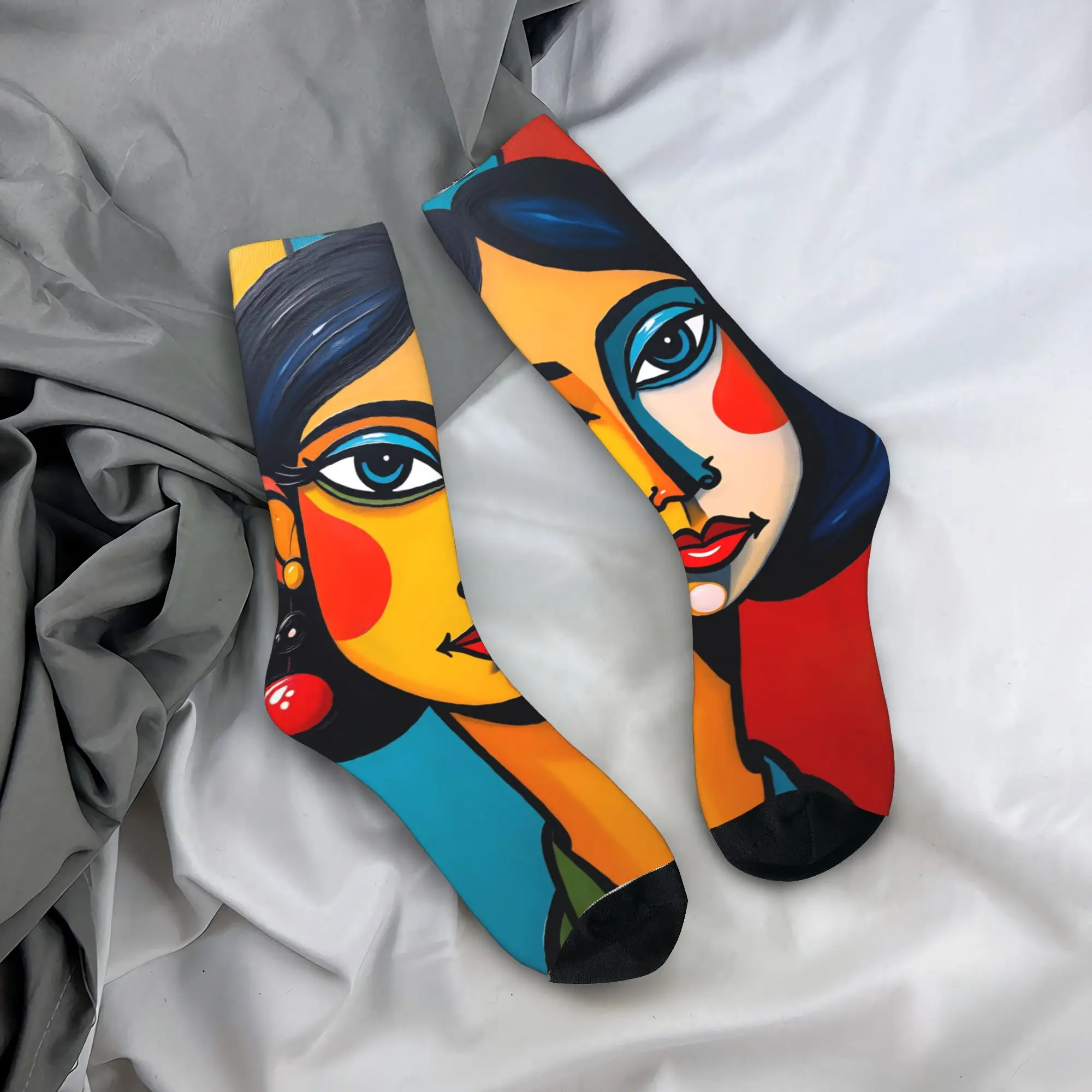 

Pablo Picassos bekannteste Socks Anti Skid Stockings Men's Warm Soft Outdoor Socks Winter Gothic Design Socks