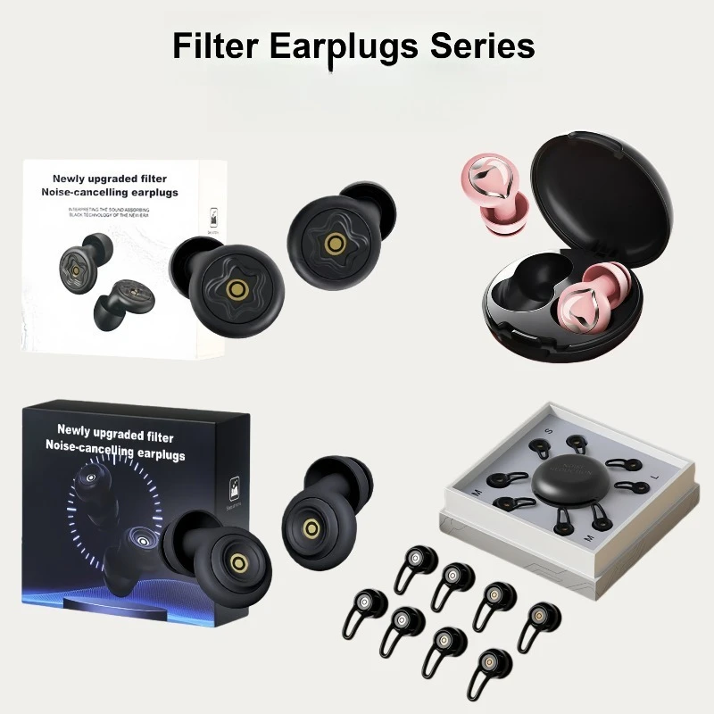 Silicone Sound Insulation Earplugs Special for Sleeping Noise Reduction No Ear Swelling Discomfort