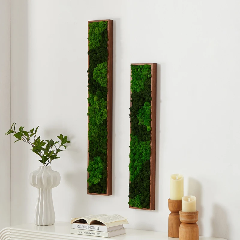 

Wall Art,Moss Wall Decor,Rectangle Framed ,Home Decor,Decorations for Living Room,Room Decor Aesthetic,Natural Life Gifts