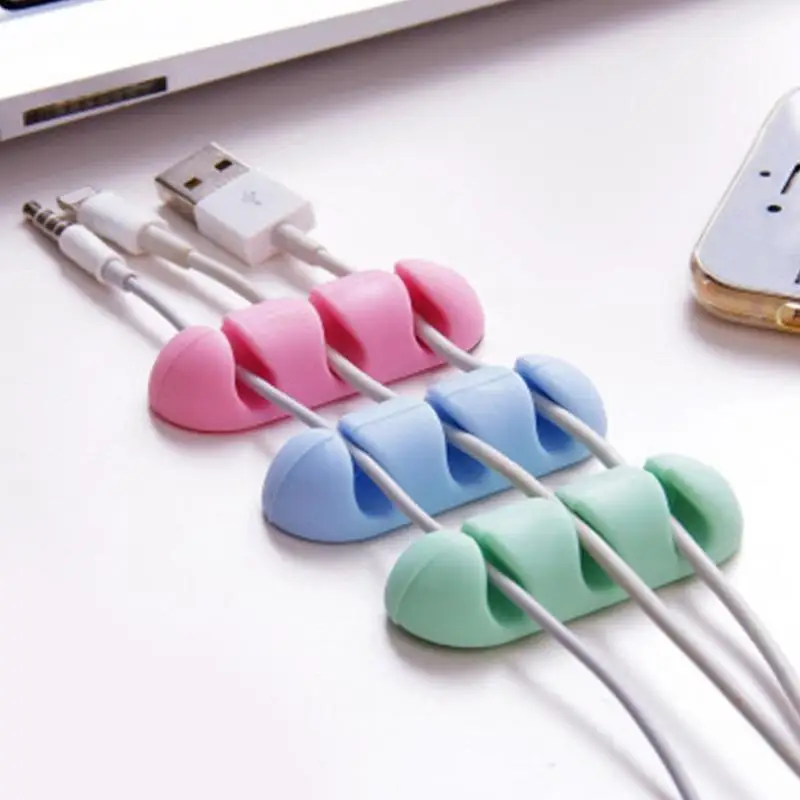 Cable Clips 2pcs Self Adhesive Wire Holders For Cords Storage Organizer For Cables And Wires For Home Office Cars And Desk