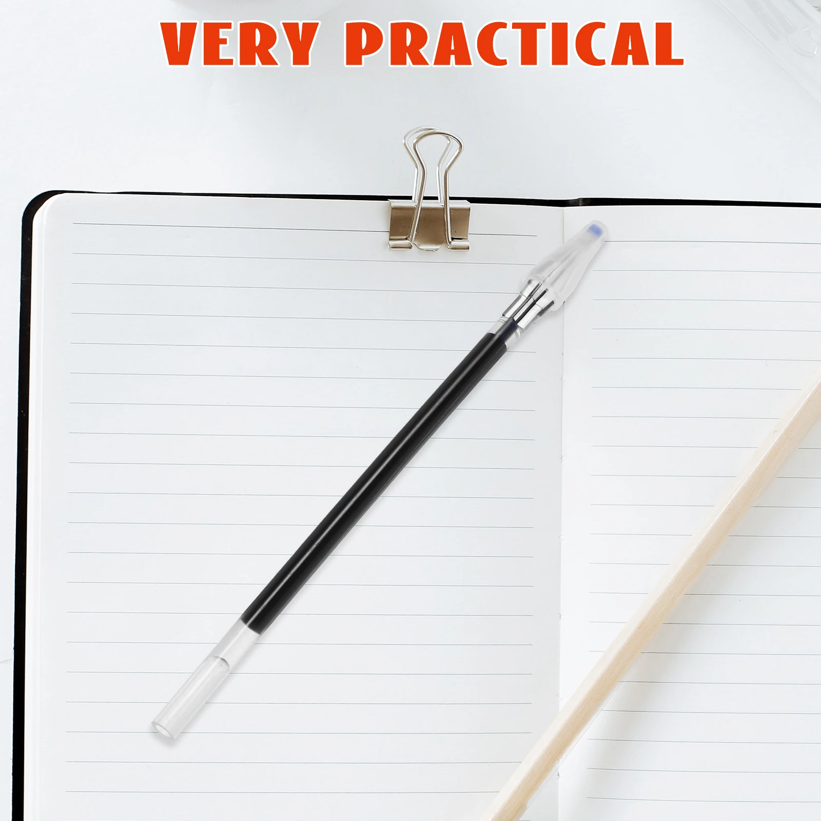 

30Pcs Refill Fine Smooth Ink Wood Carving Pens Gel Pen Replacement For Office Stationery Writing Supplies Precision Tip Art