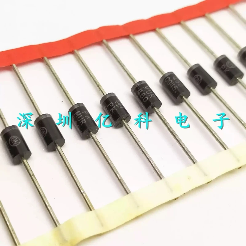 100% imported original MUR460 MUR460RLG fast recovery diode 4A/600V direct insertion DO-27