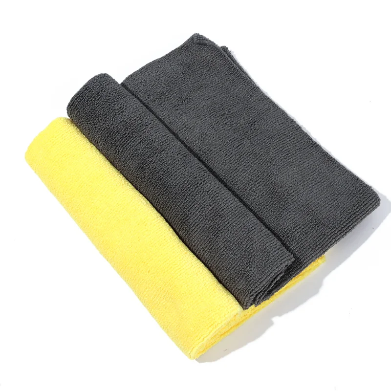 Microfiber Car Body Polishing Cleaning Towels 300gsm Crystal Waxing Soft Drying Cloth Rag Washing Towel 40x40cm