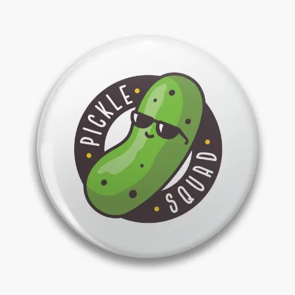 Pickle Squad-Pin de botón suave para mujer, joyería de amante de dibujos animados, decoración de cuello de moda, Pin de solapa de sombrero creativo, insignia de regalo de Metal