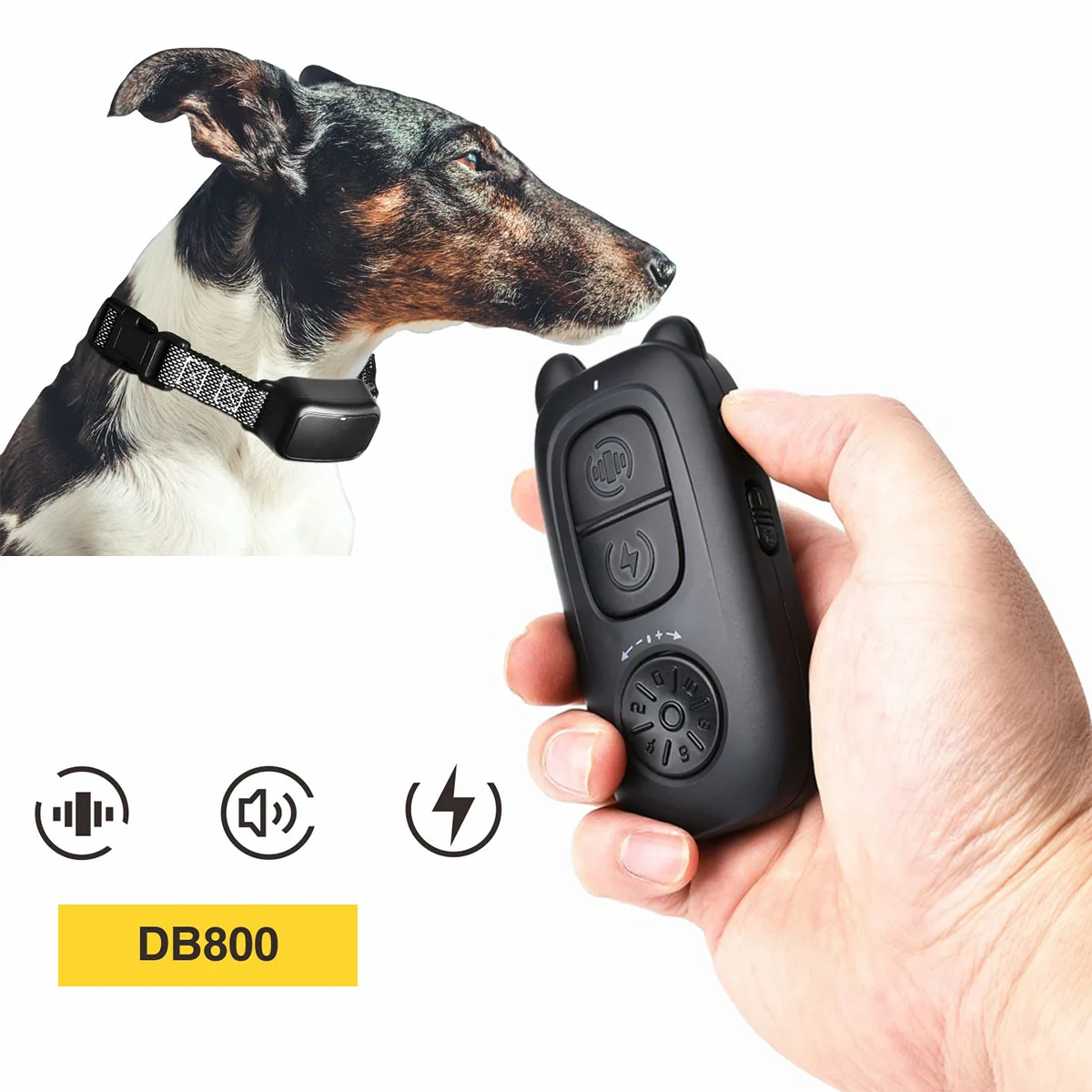 

Dog Training Collar with Remote, Dog Collar with 3 Training Modes Beep, Vibration and Electric-Shock for Large Medium Small Dogs