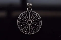 S925 Silver Rose Tea pendant Fashion Personality pendant