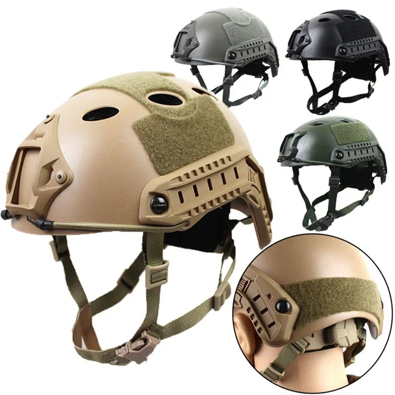 Tactical Helmet Fast MH PJ Casco Airsoft Paintball Combat Helmets Outdoor Sports Jumping Head Protective Gear Optimized Title: F