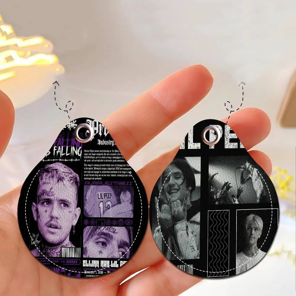 مغني الراب ليل اللمحة حامل بطاقة الوصول الغطاء الواقي مصعد القرب بطاقة حالة الحيوانات الأليفة مكافحة فقدان جهاز تعقب #5