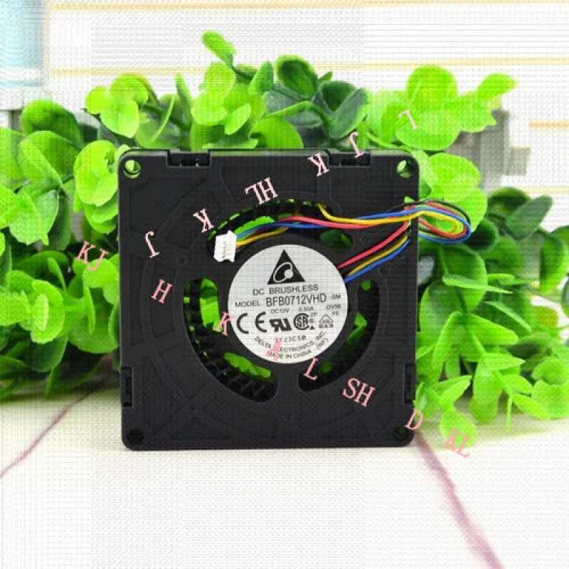 N   NEW FOR  Delta   BRUSHLESS MODEL BFB0712VHD 7015 7CM 12V 0.50A 4-wire Cooling Fan