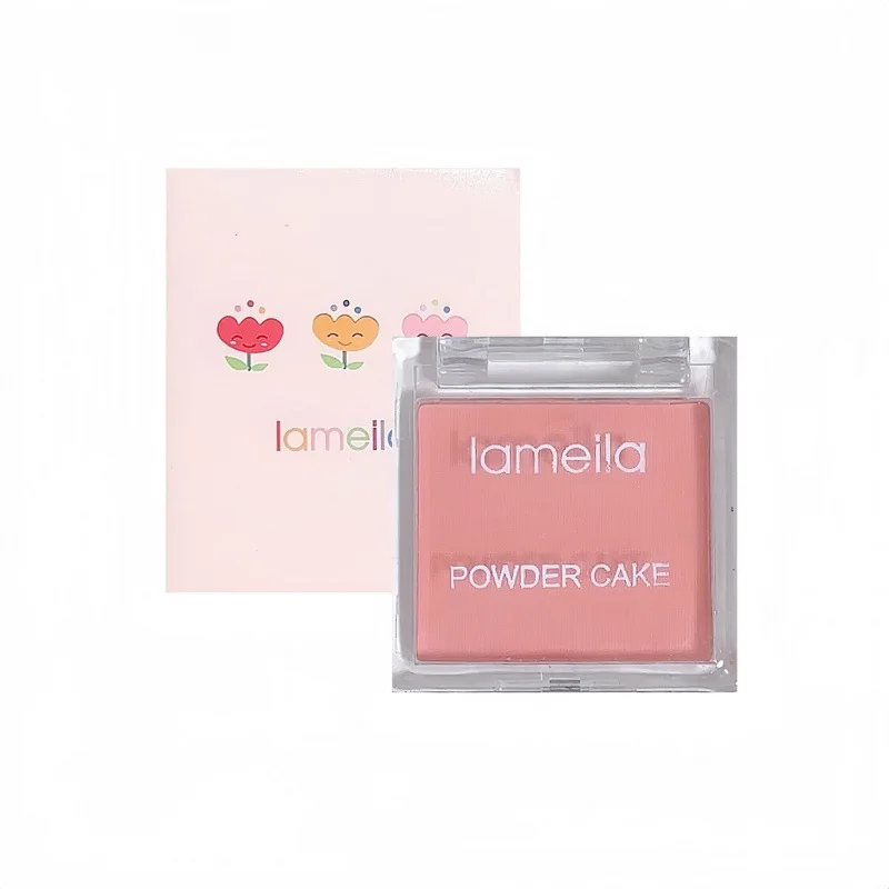 Blush Cream Powder Matte Blush แต่งหน้าติดทนนานสวมใส่เม็ดสีสูง Natural Matte Blush Facial Contouring แต่งหน้า Cosmtics