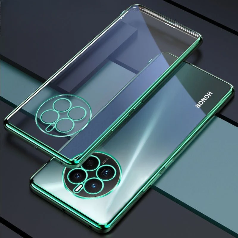 For Honor Magic 7 Pro Electroplating Phone Case For Honor Magic7 Magic7Pro Lens All-inclusive Silicone Soft Shell Cover