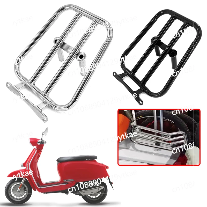 

Fit for Lambretta G 350 All Years G-350 BlackChrome Motorcycle Rear Luggage Rack Cargo Carrier Plate Support Holder G350 Parts