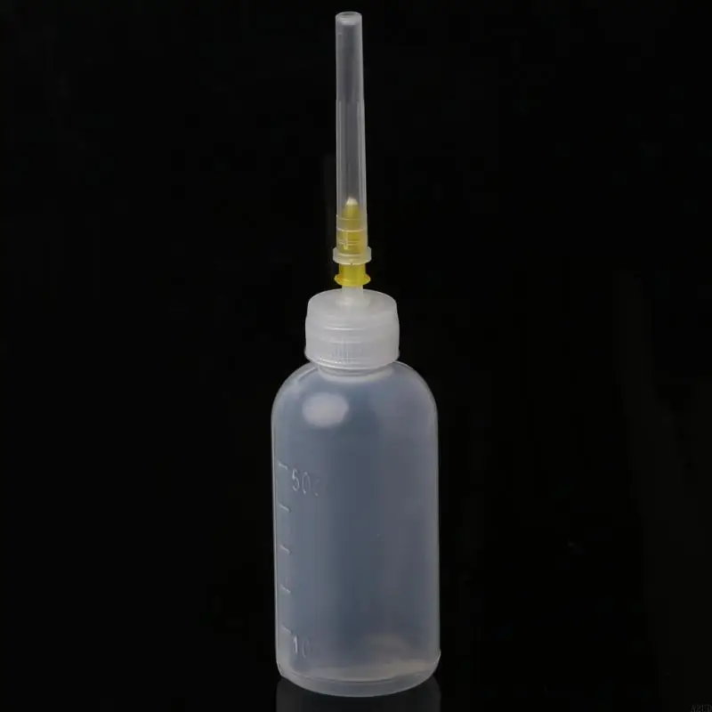 Botol dispenser 50ml A2UD untuk memuat lem/ perekat/ silikon/ cairan dan minyak