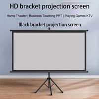 Thinyou 60inch 72inch 84inch 100inch 16:9 Tripod Projector Screen Black pole Portable mobile Outdoor Stand Projection curtain