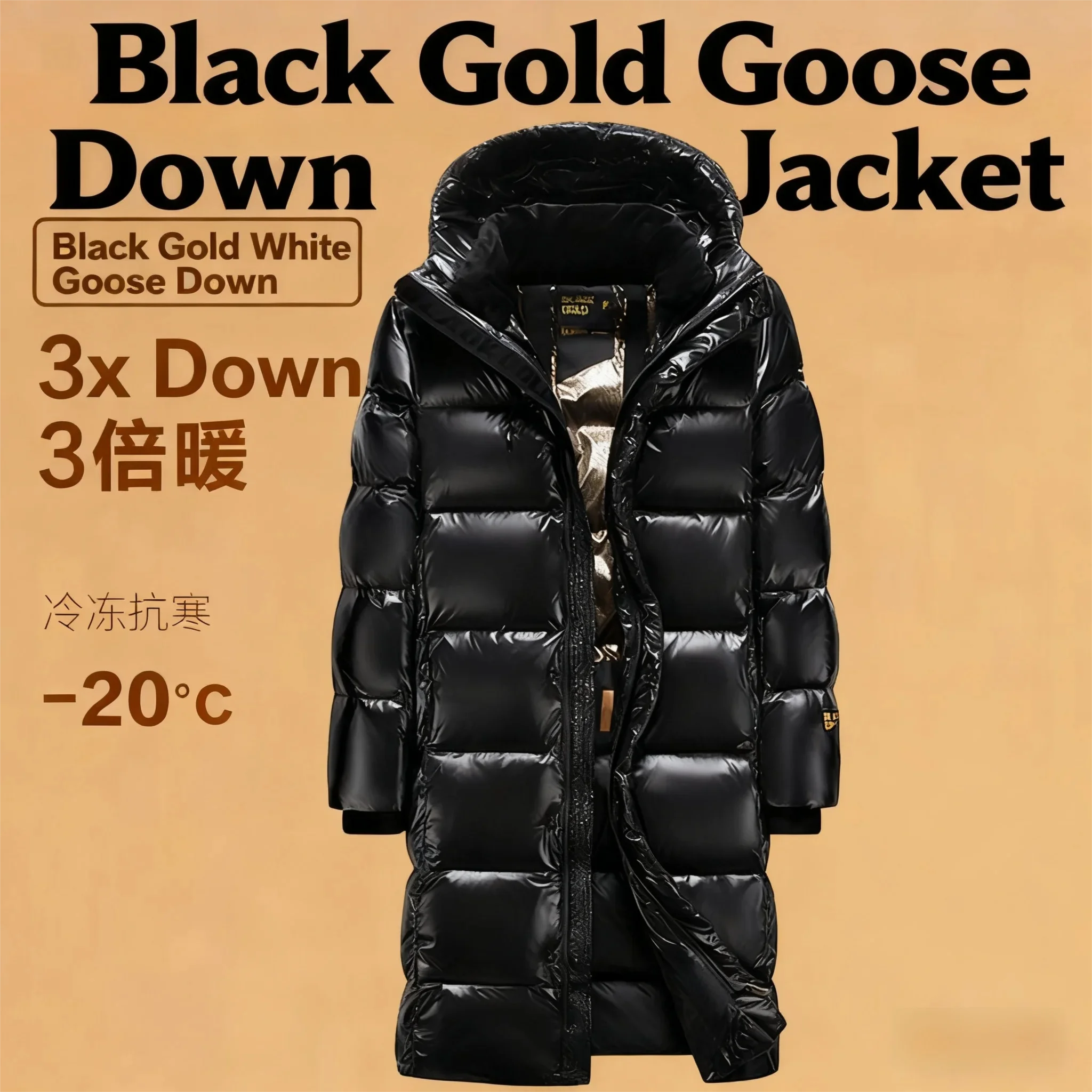 Unisex Heritage Down Parka - Lightweight White Goose Fill with Relaxed Hooded Design (RDS Certified Winter Essential)