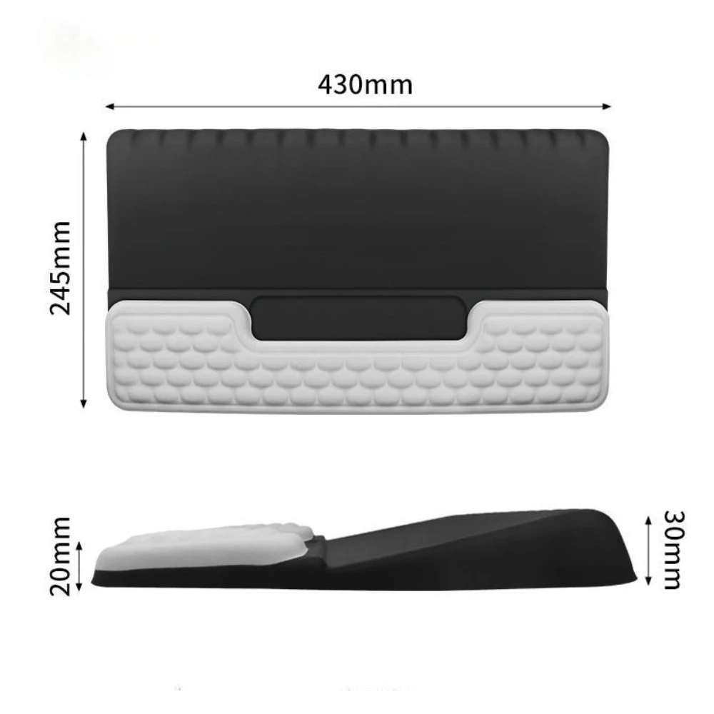 

Wrist Rest with Keyboard Stand, Computer Wrist Support Pad, Ergonomic Keyboard Riser Holder Lift Tray with Wrist Pad