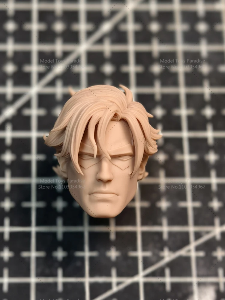 Non verniciato FAI DA TE 1/12 Soldato Dick Grayson Jason Todd Bianco Modello Testa Nightwing Cappuccio Rosso Robin Testa Sculpt Fit 6 ''Action Figure