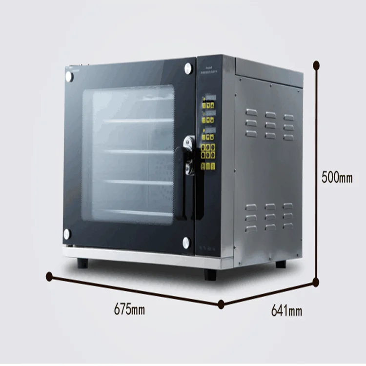

4-Layer Electric Convection Bread Baking Oven with Steam for Baking Corn Fruits Vegetables Condition New