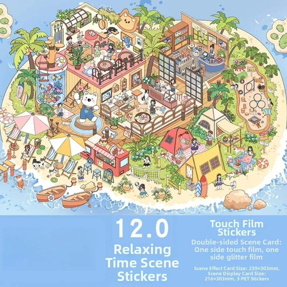 

Новые 3D-наклейки с различными темами: мультяшные, из ПЭТ, вырезанные по контуру, для скрапбукинга, с изображениями музеев и улиц, для творчества и рукоделия