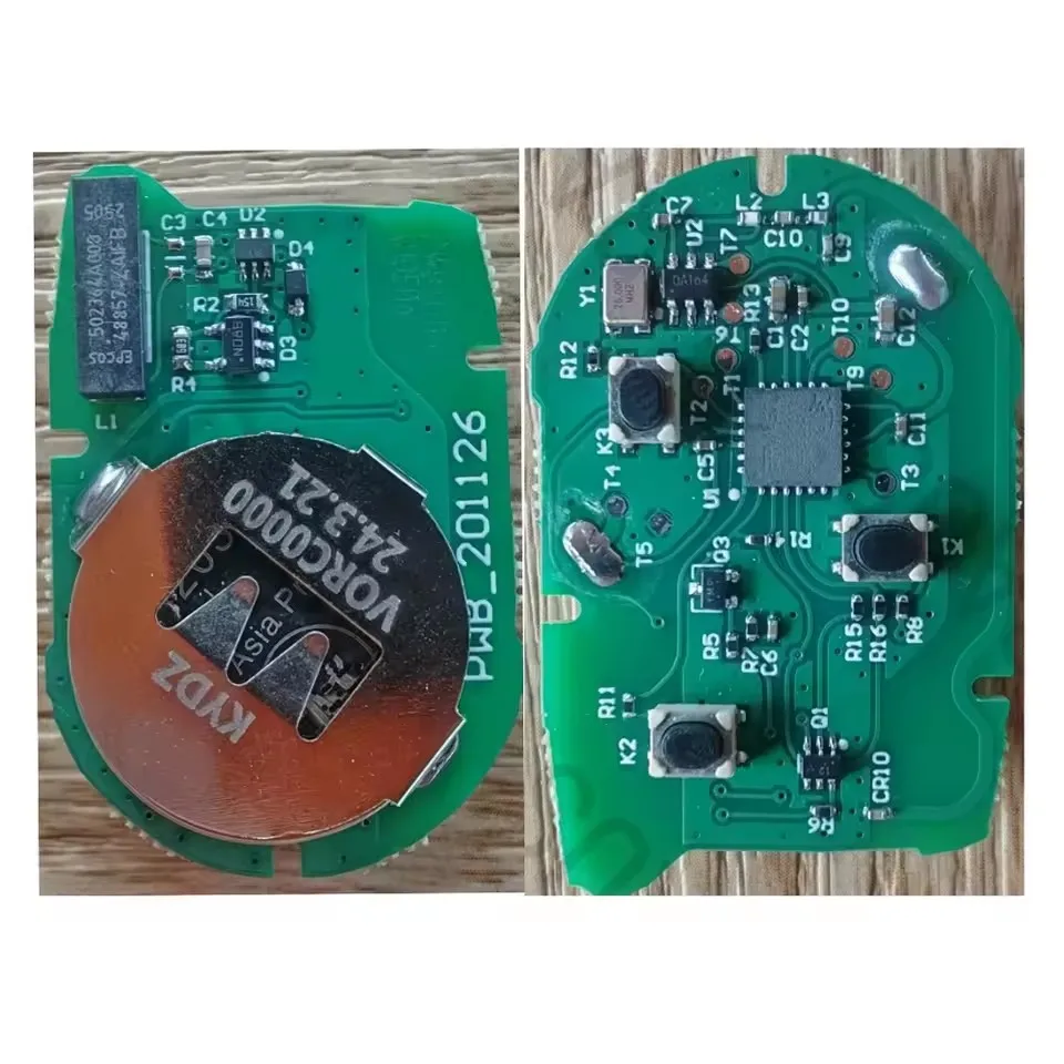 KYDZ Board 6C1T15K601AG Afstandsbediening Sleutelhanger voor Ford Transit WM VM 2006-2010 2011 2012 2013 2014 2015 2016 4D63 433 MHz VRAGEN 1721051