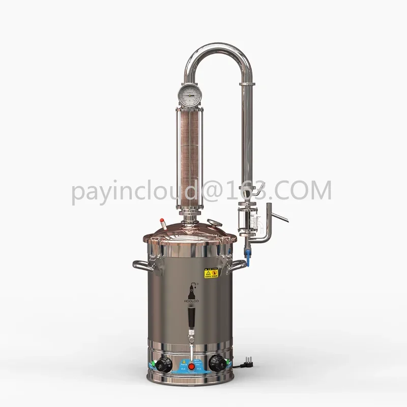 Extracting and making distilled water distillers using gourd puree essential oil machine, household distillers