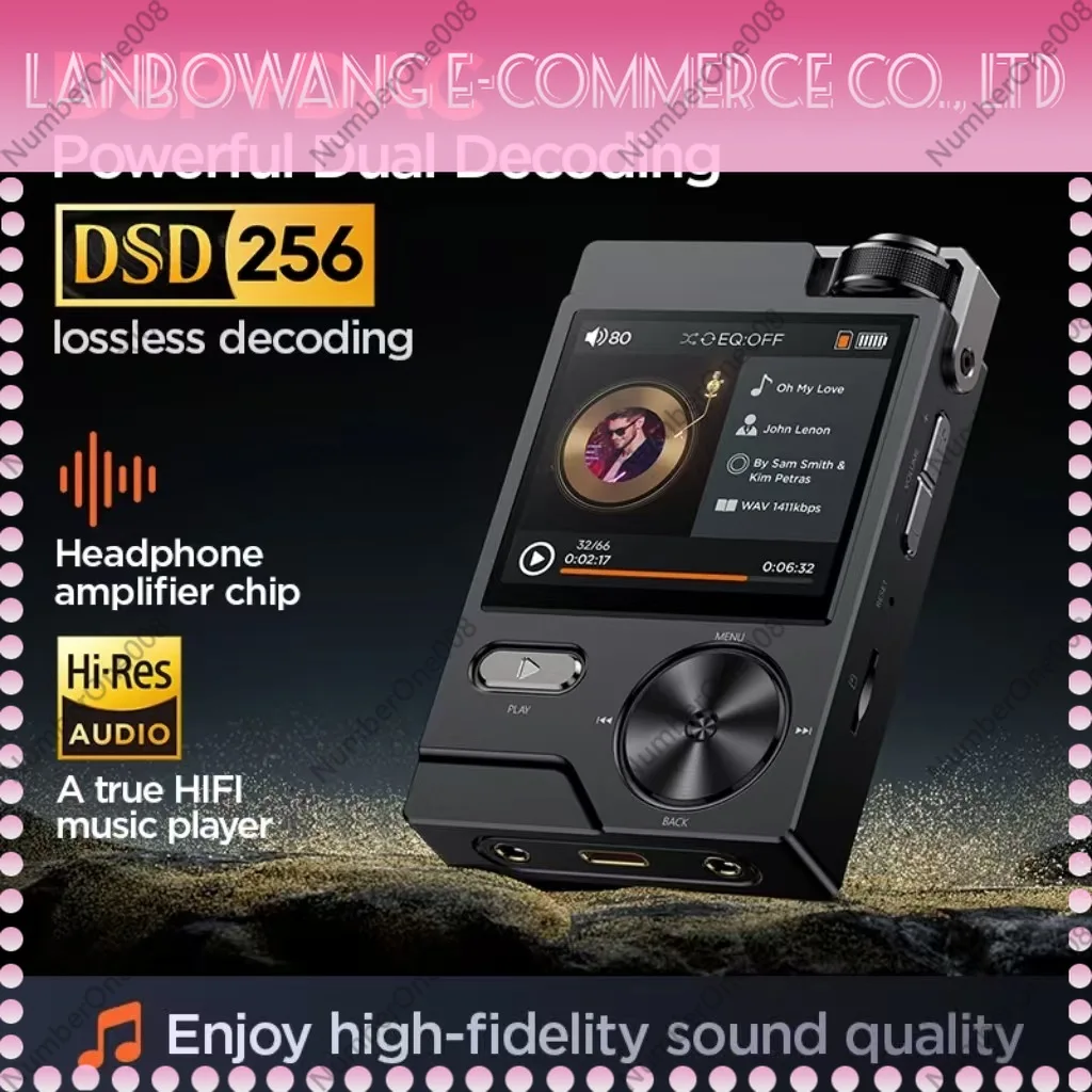 Portable HiFi Music Player Lossless DSD256 High-Resolution Audio MP3 Player