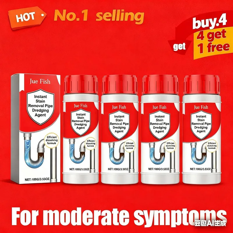 

5PCS Pipe Dredge Powder Pipeline Deodorizer Drain Clog Remover Toilet Sewer Dredge Deodorant Water Piping Clean Drain