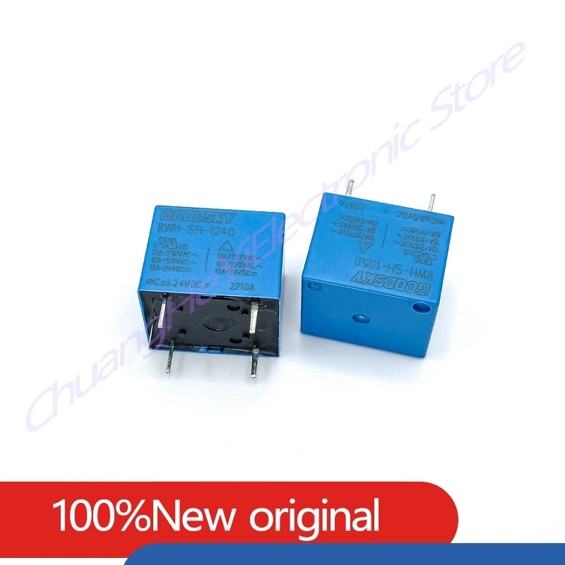 Electromagnetic Relay RWH-SH-105D RWH-SH-112D RWH-SH-124D RWH-SH-112DM VDC 5V/12V/24V 4PIN  Rele Solid State Relay VDC