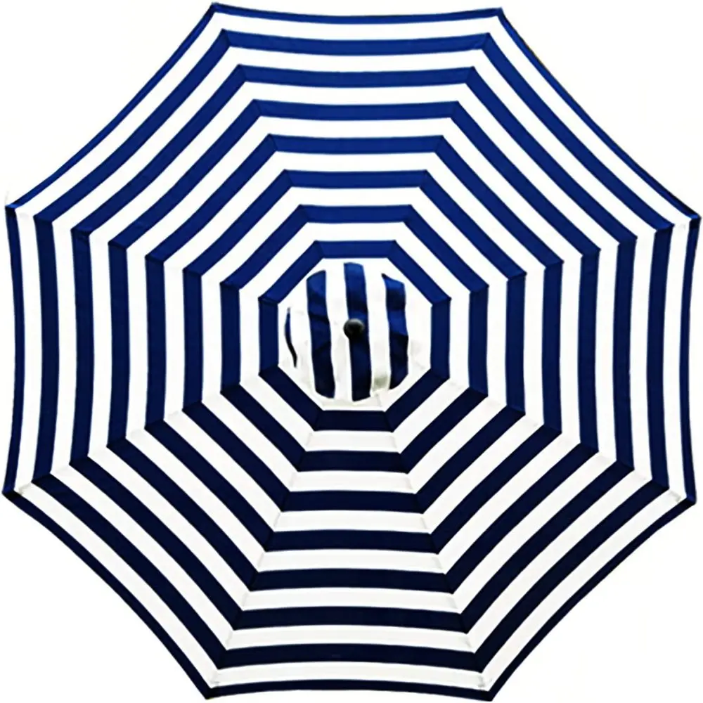 Patio Umbrella Replacement Canopy Outdoor Parasol Top Cloth Sun Shade Fabric Garden Replacement Cover Accessories