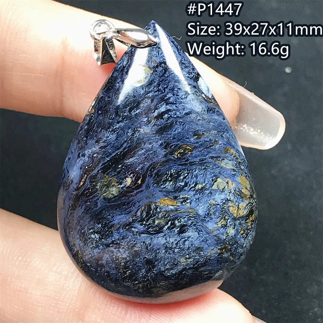 Top Natural Pietersite Stone Pendant Jewelry For Women Men Gift Red Yellow Crystal Beads Silver Namibia Energy Gemstone AAAAA