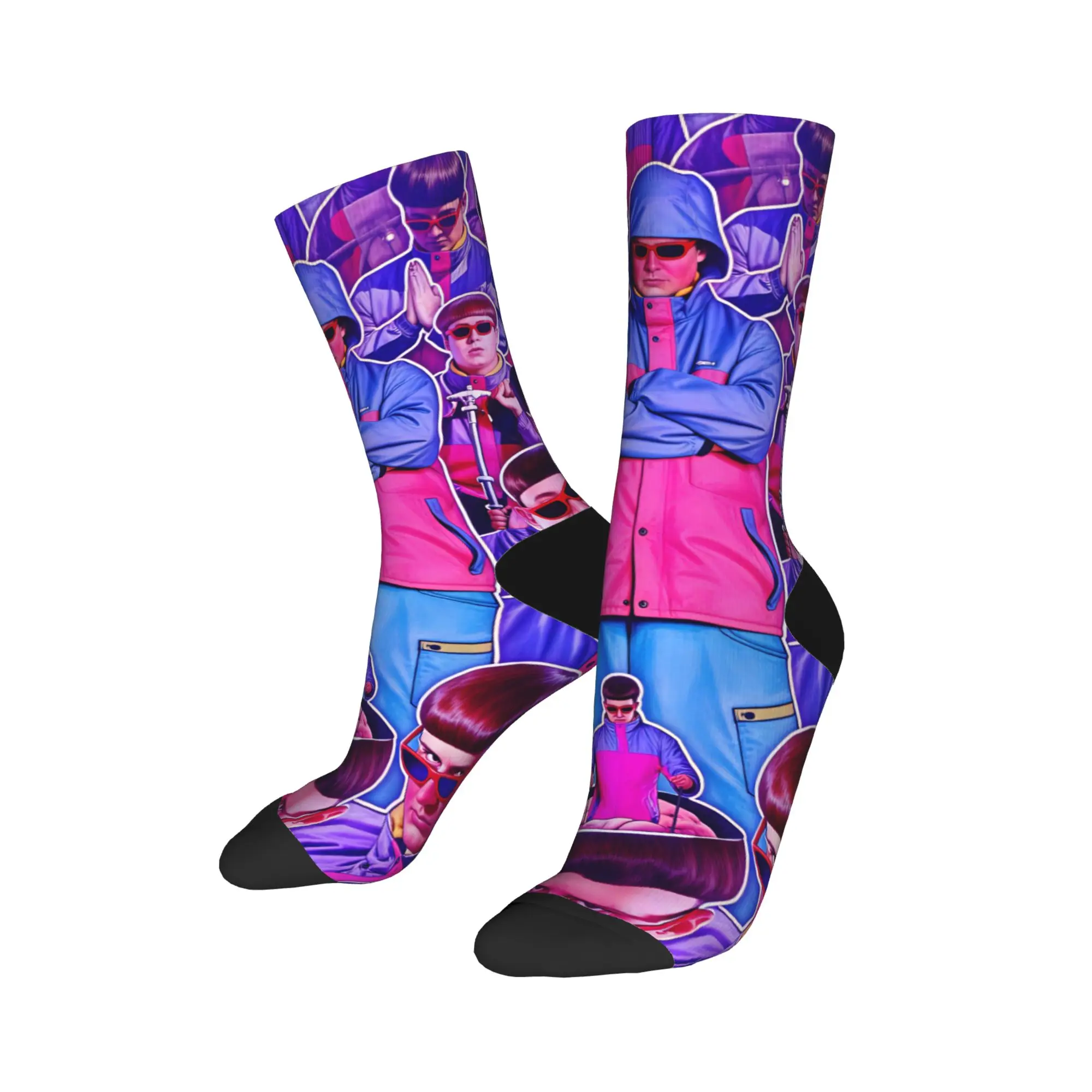 Oliver Tree  Stockings  Funny Socks Couple Comfortable Socks Autumn Outdoor Pattern Anti Slip Socks Gift Idea