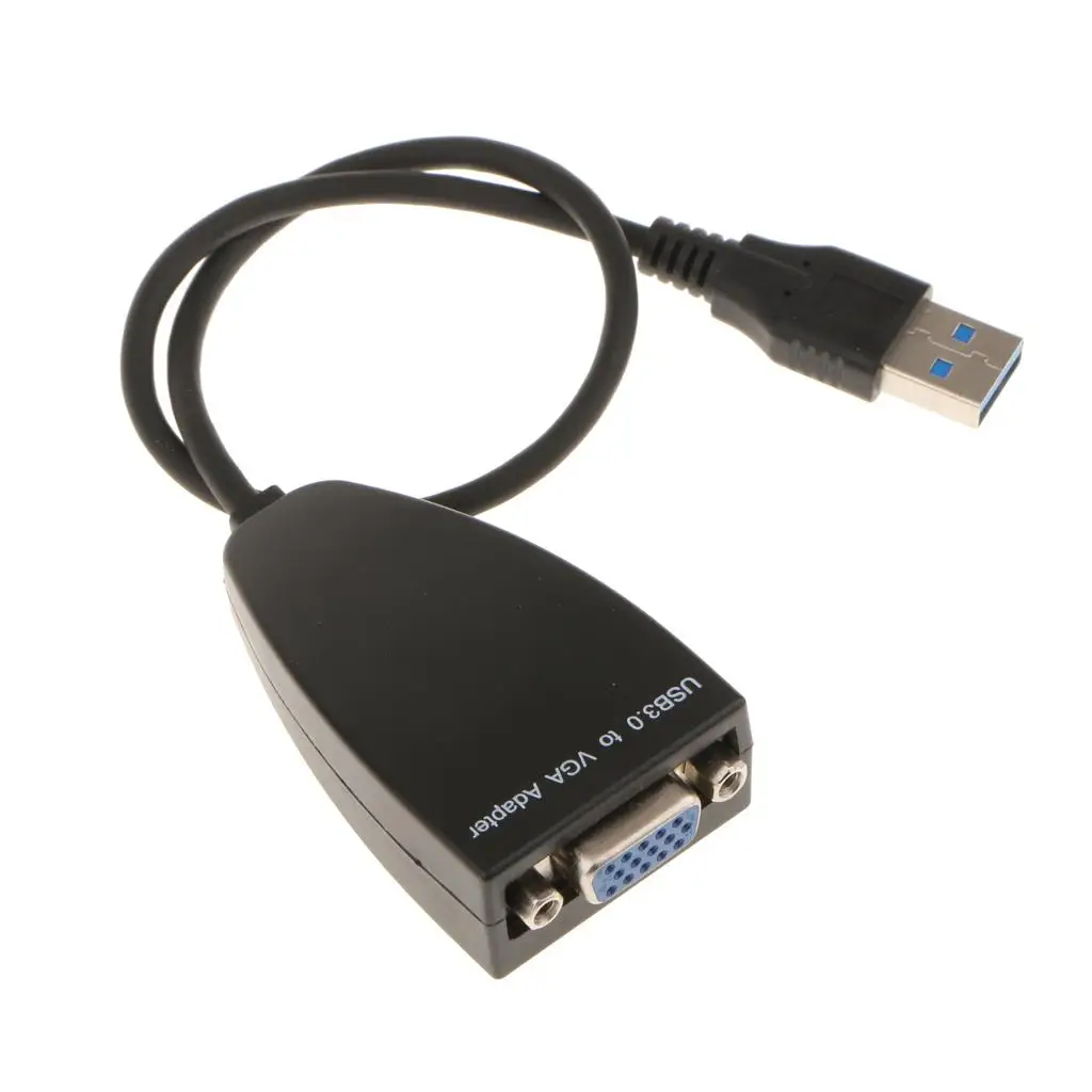 

USB3.0 to VGA Cable Video Graphic Card External Adapter 1080P Fits for Win 7/8