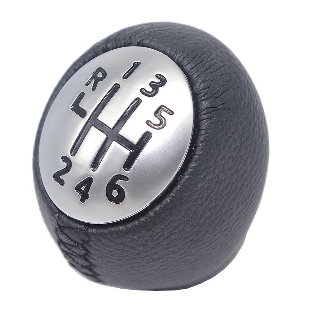 

6 Speed for Renault Clio MK3 III Gear Shift Knob Stick Lever Pen Handball Replacement Pu Leather 2009 2010 2011 2012 2013 2014