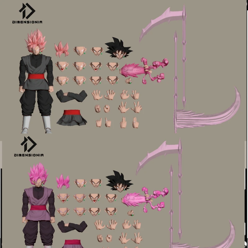 

Dragon Ball SHF DIMENSIONIA Studio "The God-Rebel" 01A-01B-01C 1/12 Action Figure