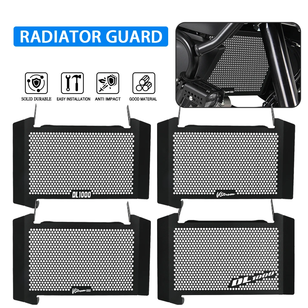

For SUZUKI V-STROM 1000 DL1000 2014-2015-2016-2017-2018-2019 Motorcycle Radiator Grille Grill Guard Protector Cover Protection