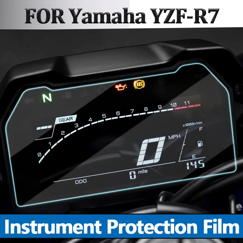 

Для YAMAHA YZF R7 YZF-R7 2021 2022 2023 мотоциклетный прибор, приборная панель, кластер, защитная пленка от царапин, защитная пленка для экрана yzf r7