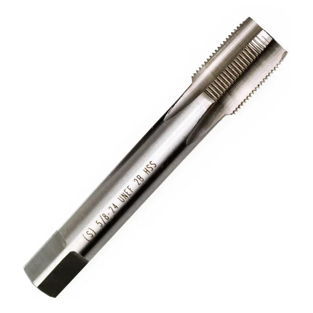 Durable And Practical High Speed Steel Plug Tap Tool, 5/8 24 TPI, Ensures Accurate And Reliable Thread Creation