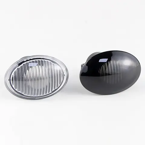 2PCS Only Shell For Abarth 500 595 695 Car Turn Signal Side Fender Marker Light Cover Housing Left&Right For FIAT 500 500C 500L